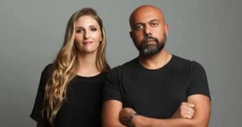 Humane co-founders Bethany Bongiorno and Imran Chaudhri.